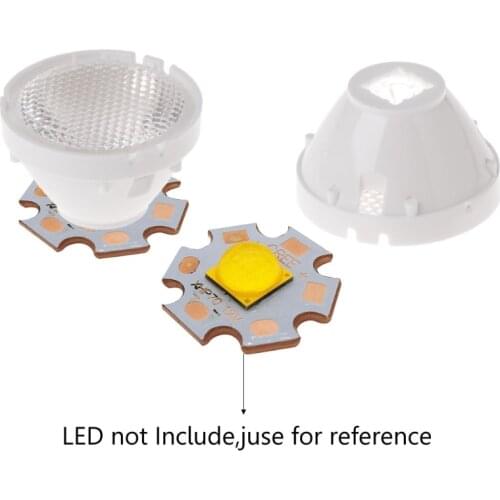 21MM High-power LED Lens Reflector Collimator 10/25/45/60 Degree Lens Reflector