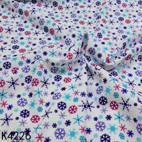 50cm*140cm Christmas Printed Printed Bullet Texture Liverpool Fabric,Stretch Knit Fabric K4226