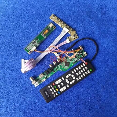 Analog Kit 30 Pin LVDS Fit LTD141EA0D/LTD141EA0E/LTD141EA0V LCD screen controller card AV VGA USB HDMI-compatible 1CCFL 1024*768