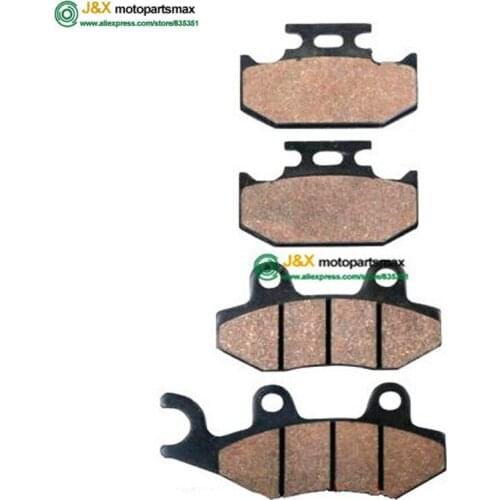 Free Shipping 4 PCS Front Rear Brake pads pad For Kawasaki KDX 200 SR 250 SR-D 1991-1993 1992