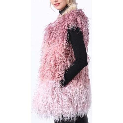 ECTIC Artificial Fur Coats