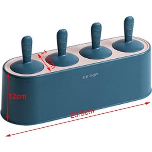Food Safe Popsicle Maker Ice Cube Tray 4pcs Cute Soft Healthy Rabbit Molds