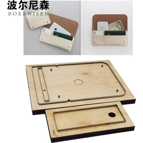 SMVAUON leather laser punching mould Japanese steel blade plate cutting mould card bag leather Suitable for big shot machines