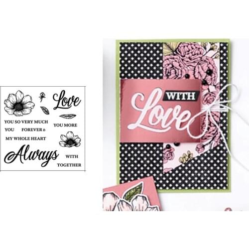 Forever Always Metal Cutting Dies And Stamps Stencils for DIY Scrapbook Cross Cutting Die Album Photo Embossing Decorations