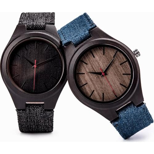 OEM Custom Logo Wooden Wrist womens Top Luxury Watch Relojs Watches For Men quartz flat watch for men