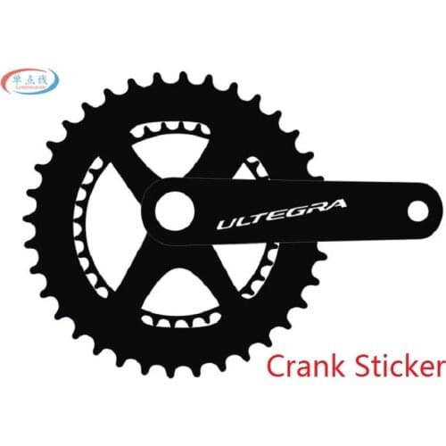 2pics/set Crank sticker Tooth Plate Stickers Crank Protection Cycling Decals Stickers MTB Road Crank Decoration Vinyls Films