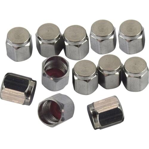 12x Schrader Valve Cap Bike Motorcycle Cars Valves Dust Cover Tire Stem Caps