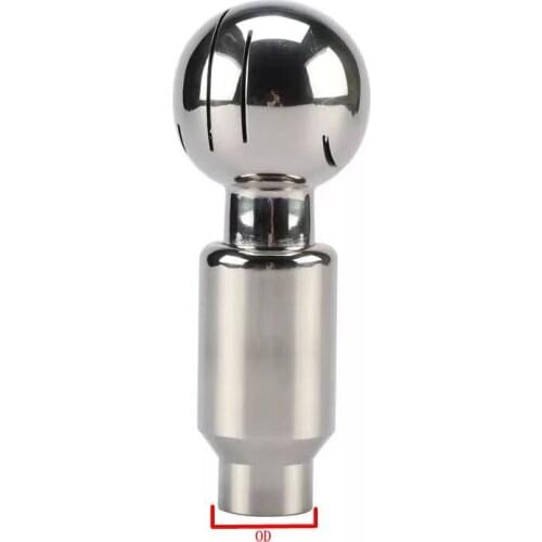 SS304 stainless steel cleaning ball hygiene grade food grade 360 degree rotary cleaning ball welding cleaning ball