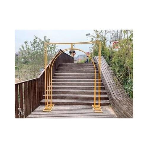 Wedding props new Archway Korean style door wedding church decoration shelf time European style door tie yi wedding accessories