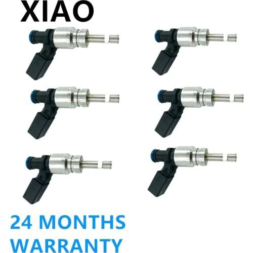 6PCS/Set Ignition Engine Fuel Injectors For Audi A4 A5 A6 Quattro 2008-2010 A6 2010-2011 Q5 2009-2012 06E 906 036 F 06E906036C