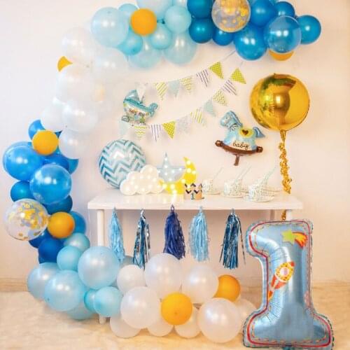 12inch Latex Balloons And Colored Confetti Birthday Party Decorations Kids Adult Mix Rose Wedding Decoration Foil Helium Ballons