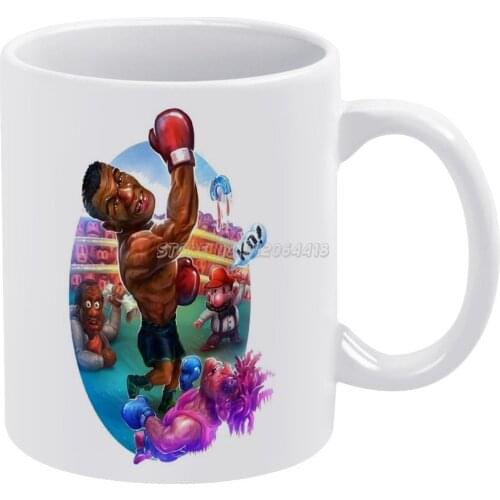 Iron Arcade Uppercut Coffee Mugs Pattern Coffee Mug 330ml Milk Water Cup Creative Fathers Day Gifts