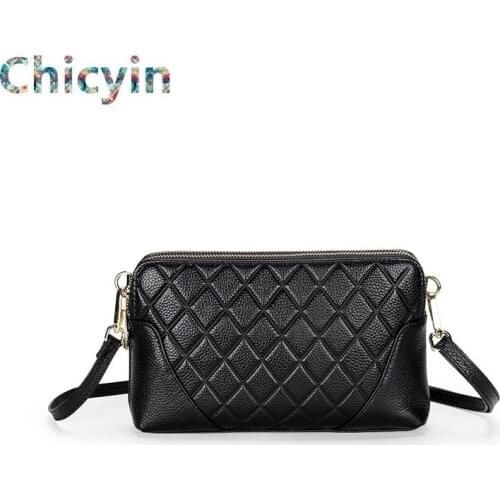Woman Handbag Flap Bag Genuine Leather Crossbody Bag High Quality Clutch Bag Trend Women Handbag Messenger Bag Small Square Bag
