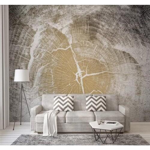3D wallpaper Nordic style wood texture simple modern living room background wall painting high quality material waterproof