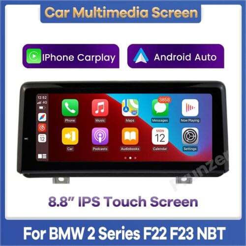 Wrieless Apple CarPlay Android Auto Car Multimedia For BMW F20 F22 Head unit Rear Camera IOS Iphone