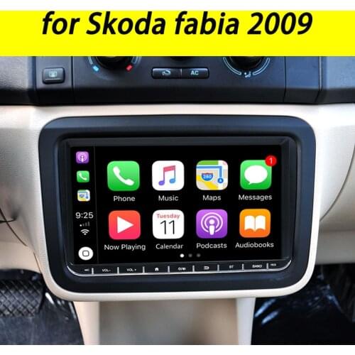 9Inch Screen Stereo Head Unit For Skoda Fabia 2009 Navigation Autoradio 2 Din Android 10 2din Car Radio GPS Multimedia Player