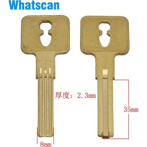 B448 Gold leaf side side column three side groove, a groove blank key
