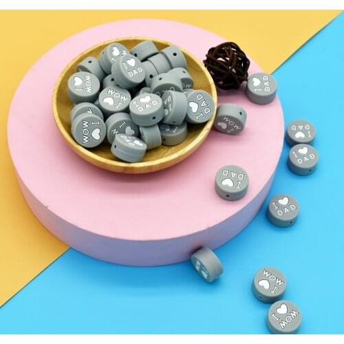 10pcs Crown Silicone Beads Baby Teething Toys Food Grade DIY Necklace Bracelet Pacifier Chain Silicone Teether BPA Free