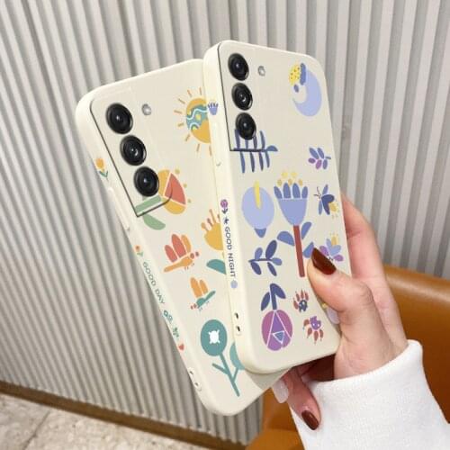 Rose At Night Phone Case For Samsung Galaxy S21 S20 FE S10 Note 20 10 Ultra Plus A72 A52 A42 A32 A71 A51 A41 A31 A21S Cover