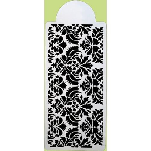 Flower Pattern Cake Stencil Stencils For DIY Scrapbooking Plastic Album Cards Cake Decoration Tools Cake Tools Free Shipping