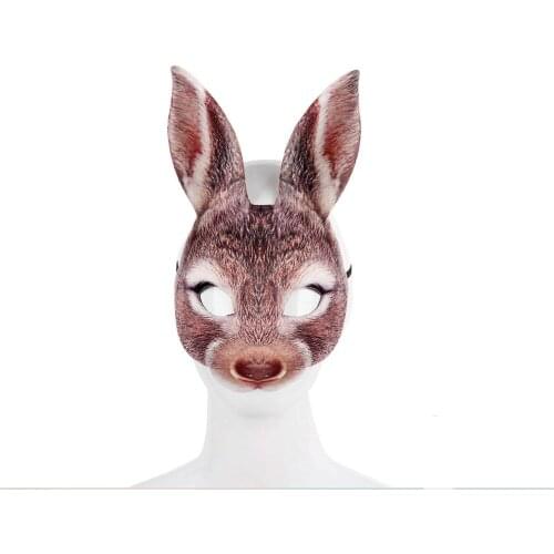 Bunny Long Ear Mask Carnival Party Parade Soft EVA Mask Rabbit Ear Mask