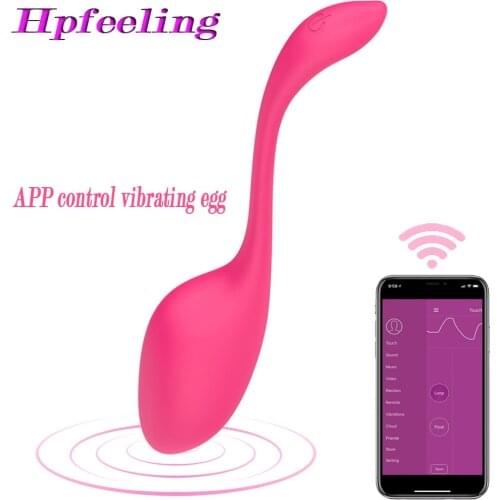 Long Distance APP Control Dildo Exercise Balls for Women with App Remote Control Multiple Modes Waterproof Silicone Vibrator