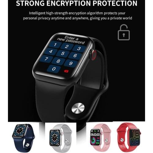 HW 12 HW 16 Full Screen Smart Watch 44mm 40mm Men Women Multifunction Smartwatch All-weather fitness tracker waterproof