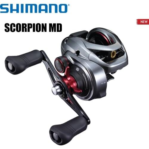 2021 Shimano SHIMANO SCORPION MD Profile Reel 300XGLH 301XG 301XGLH 300XG 6.2 7.4 8.5 Gear Ratio Saltwater Baitcasting Reel
