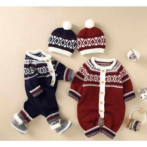 2021-06-28 Lioraitiin 0-24M Newborn Infant Baby Boy Girl Christmas Clothing Long Sleeve Printed O-Neck Romper Jumpsuit Hat