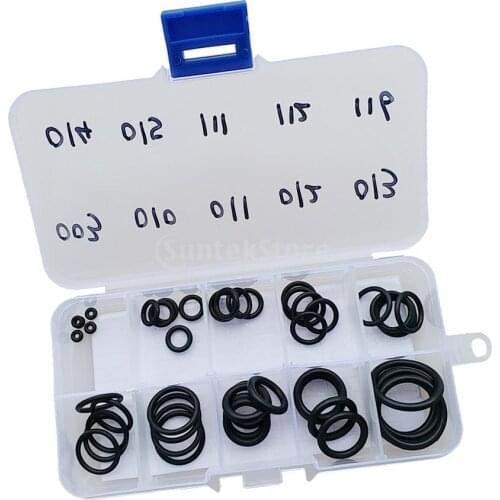 50Pcs Assorted 10 Sizes Scuba Diving O-ring Kit Nitrox Rubber Dive Gear Seal Rings Washers Repair Replacement Diver Accessories