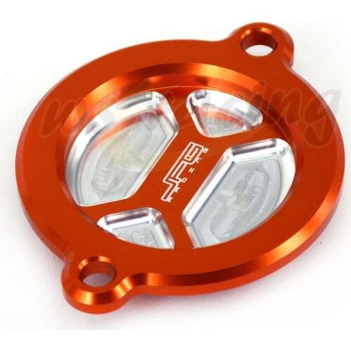 Oil Filter Cover Cap For KTM 390 690 1190 SX-F XC-F EXC XCW XC-W EXC R ENDUOR SMC SM SMR ADVENTURE RC8 125 200 450 500
