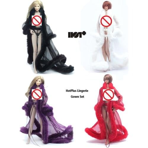 HotPlus Scale 1/6 Female Soldier Nightgown Set Trendy Fashion Clothing HP060 Model For Usual 12 Inch Doll Action Figures