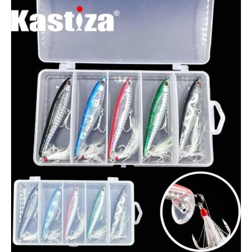 5Pcs/Set Swimbait Black Minnow Fishing Lures Set Wobblers 9cm 12.5g Stickbait Bass Leurre Hard Artificial Lures Topwater Pesca