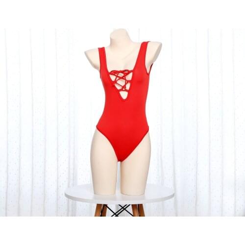 New Sexy Lingerie Body Suit for Women One Piece Swimwear Deep V Sister Lingerie Set Sexy Cosplay Uniform Wholesale Underwear