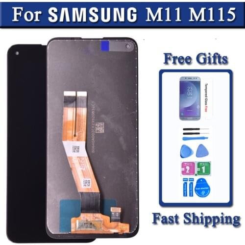 Display For Samsung Galaxy M11 M115 LCD Touch Screen Digitizer Replacement Accessory For M115F, SM-M115F/DSN Display Repairment