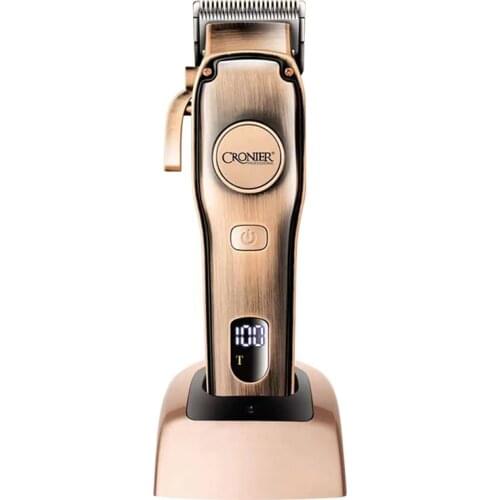 Adjustable hair clipper cordless electric hair trimmer powerful hair cutter machine haircut professional with charger base