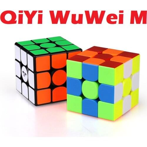 [Picube]Qiyi WuWei 3x3 Magnetic Cube speed professional game cube 3x3x3 smooth fun children educational gifts toys adult puzzle