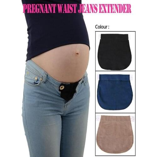 Pregnant Waistband Belt Pregnancy Support Maternity Pregnancy Waistband Belt Elastic Waist Extender Pants Apparel Accessories