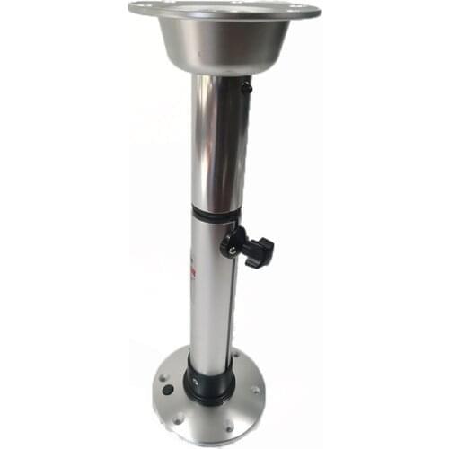 TOPWELL Adjustable Aluminum Table Pedestal Stand Base for RV Marine Boat Caravan Motorhome Table Leg