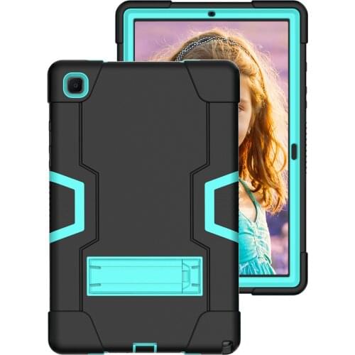 For Samsung Galaxy Tab A7 10.4 T500 T505 Hy-brid Rubber Rugged Stand Case Cover Shockproof Safe Non-toxic Tablet Case#g3