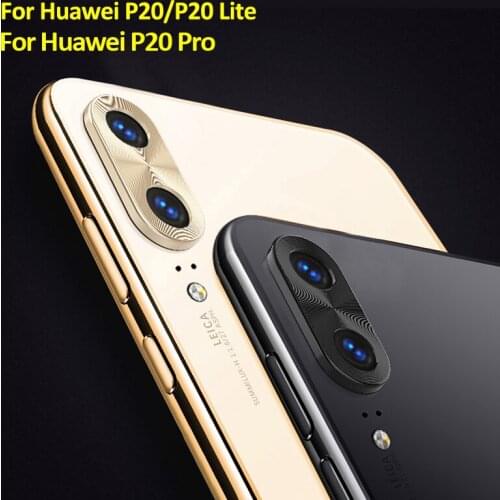 Luxury Plating Aluminum Camera Lens Protector Ring For Huawei P20 Lite Camera Lens Protection Ring Case Cover For Huawei P20 Pro