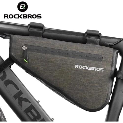 ROCKBROS Rainproof Bike Bag 5L 8L Big Capacity Frame Pannier Bag Triangle Pouch Waterproof Caulking Bicycle Bag Bike Accessories