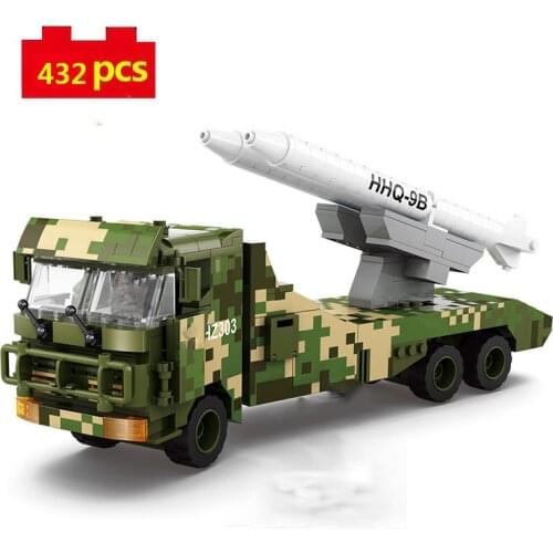 Military Series World War II Chinese Army HQ-9B air defense missile soldier Figures DIY Model Building Blocks Bricks Toys Gifts
