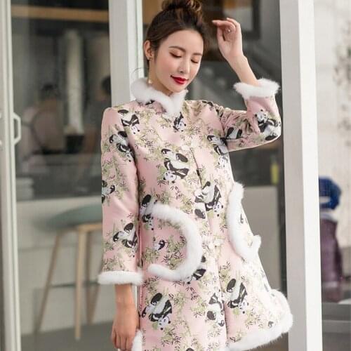 Womens winter fashion 2018 trends Chinese style women parka 2018 coat winter female woman jackets winter 2018 KK2607 X