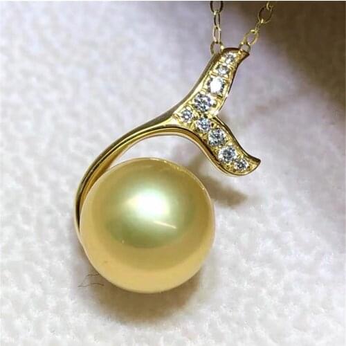 Factory Wholesale Real Solid S925 Sterling Silver Accessories DIY Jewelry Making Pearl Pendant For Women Charm Gift