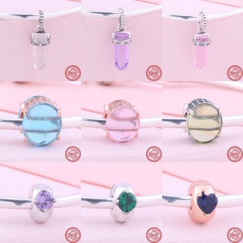 100% 925 Silver Cassette Cute Ox Cat Flower Angel Wings Spinning World Dangle Beads Fit Original Pandora Charms Bracelet Jewelry