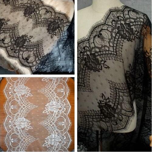 34cm wide eyelashes lace accessories, bilateral net yarn, fringed table cloth skirt underwear lace