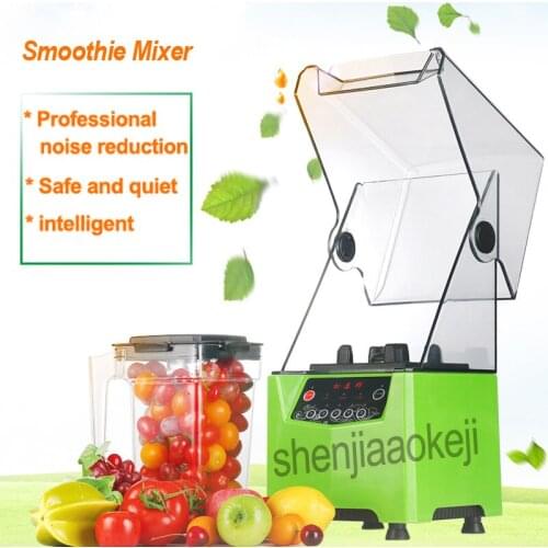 ST-992 Food blender Commercial Sound insulation Food Processor Smoothie Maker Milk-shaker Mute Juicing machine Food mixer 220v
