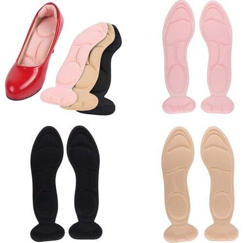 5D Breathable Insoles Arch Support Sport Shoes Insoles Feet Care Massage Women Foot Pad Thick Shoes Inserts