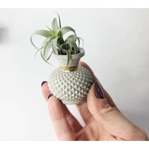 Concrete Vase Mould Cute Wall Decoration Aromatherapy Plaster Silicone Mould Cement Pot Vase Clay Mould